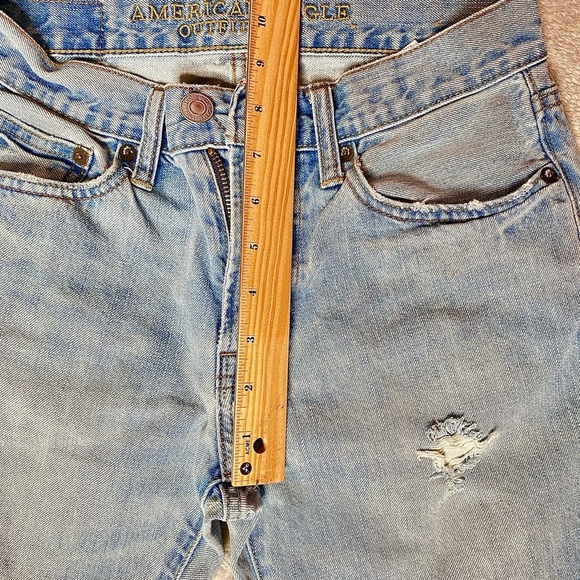 American Eagles Slim Straight Jeans Denim 100% Cotton Size US 26/28 - Pre-Loved - Picture 12 of 16